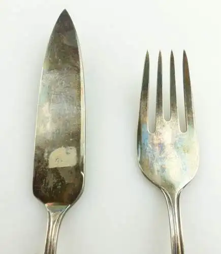 e11306 Original altes versilbertes Fischbesteck 90er Auflage von WMF