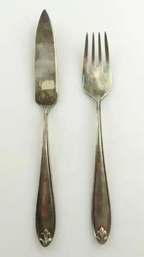 e11306 Original altes versilbertes Fischbesteck 90er Auflage von WMF