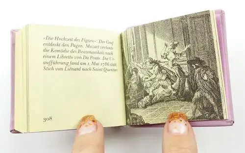 e11290 Minibuch Wofgang Amadeus Mozart Lebensbeschreibungen Irene Hempel