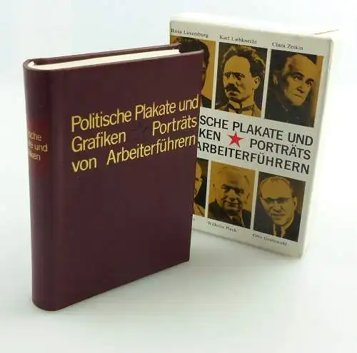 E11246 Minibuch Politische Plakate und Grafiken 1981 Auflage 1