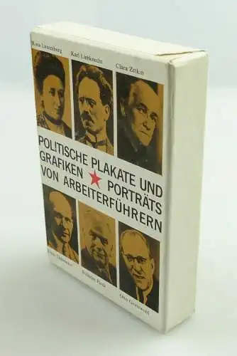 e11246 Minibuch Politische Plakate und Grafiken 1981 Auflage 1