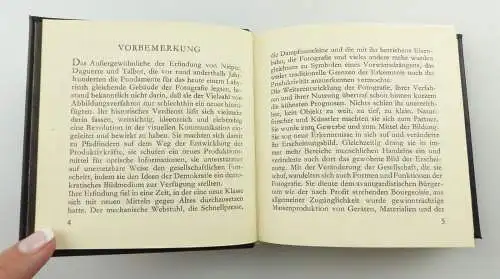 e11240 Minibuch Zeittafel zur Geschichte der Fotografie mit 100 Bildern 1982