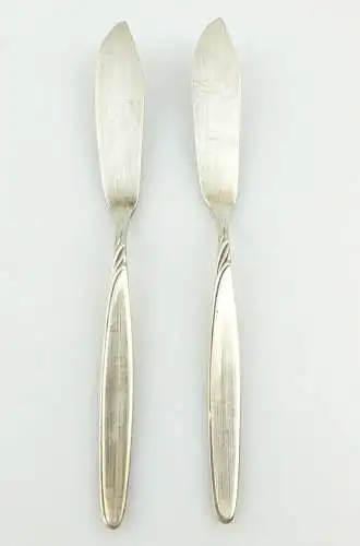 e11190 2 versilberte WMF Vorleger 100er Auflage Käsemesser