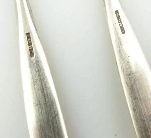 e11190 2 versilberte WMF Vorleger 100er Auflage Käsemesser