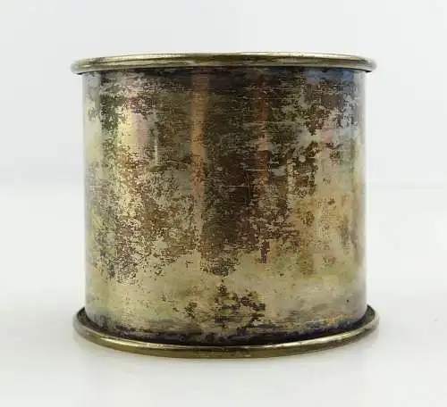 e11176 Alter versilberter Serviettenring mit Rosen 