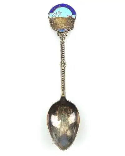 e11165 Alter versilberter Andenkenlöffel Suva Fiji EPNS 