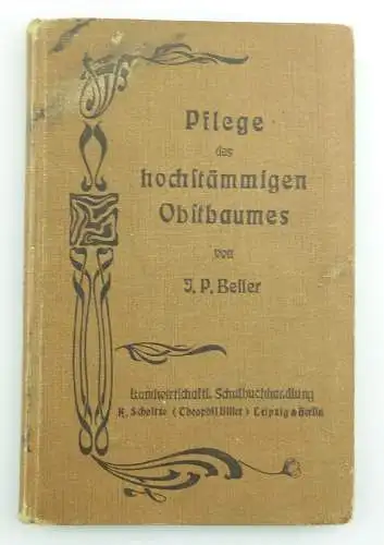 E11087 Original altes Buch Pflege des hochstämmigen Obstbaumes von Beiler 1907