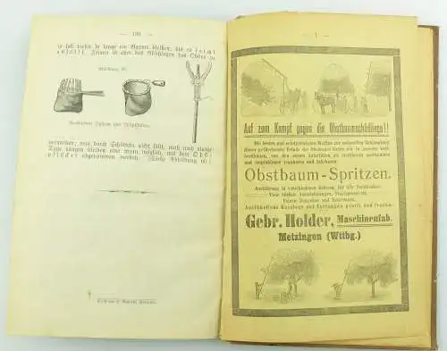 e11087 Original altes Buch Pflege des hochstämmigen Obstbaumes von Beiler 1907