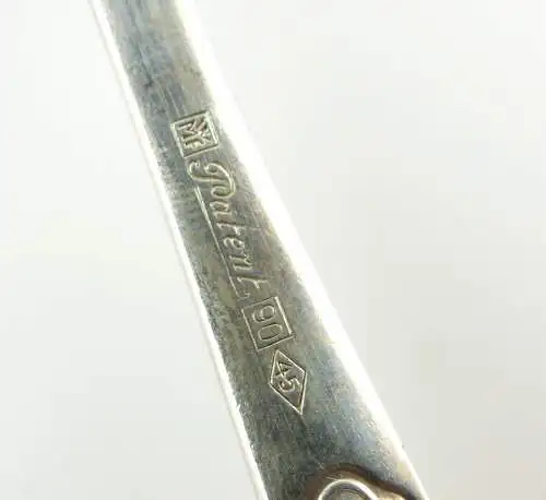 e11048 2 versilberte Menügabeln WMF Fächermuster 90er Auflage