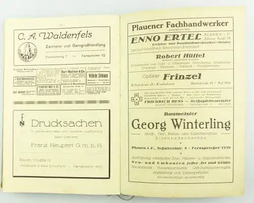 E10968 Original altes Einwohnerverzeichnis Plauen Ausgabe 1947