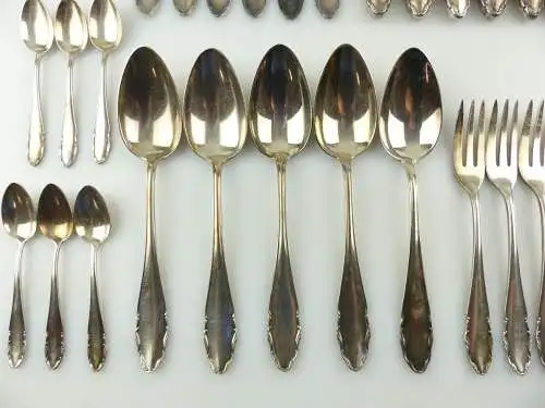 e10956 46 teiliges versilbertes WMF Besteck 90er Auflage 