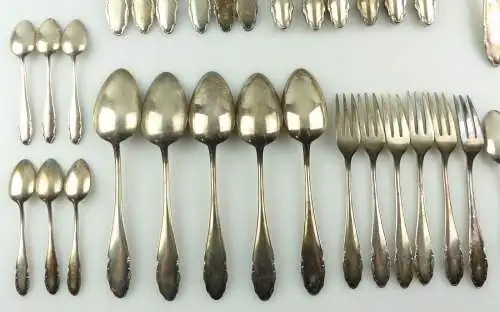 e10956 46 teiliges versilbertes WMF Besteck 90er Auflage 