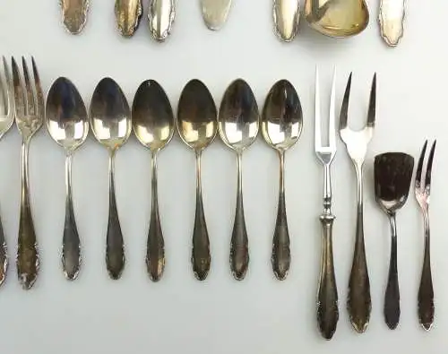 e10956 46 teiliges versilbertes WMF Besteck 90er Auflage 