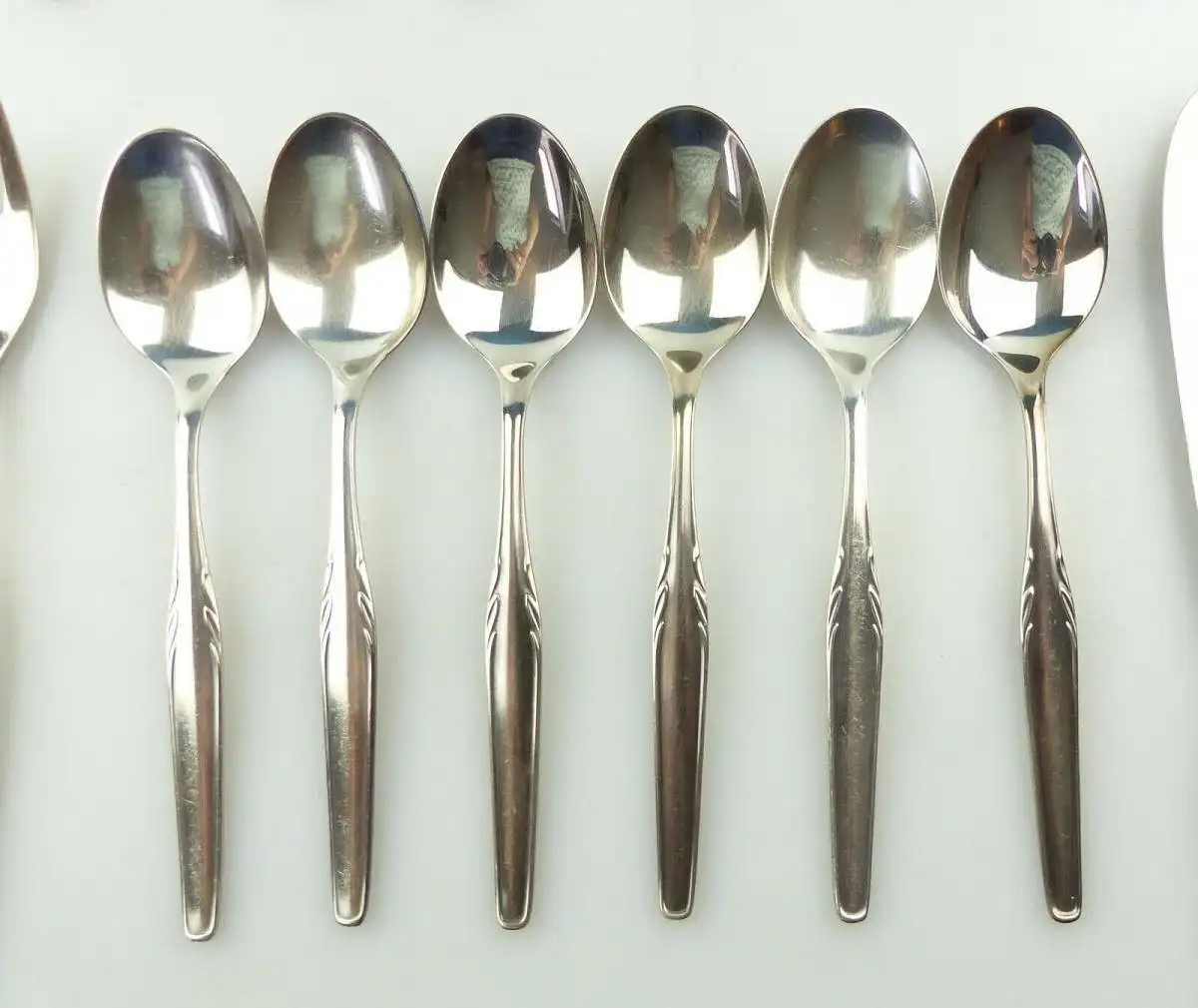 e10814 38 teiliges versilbertes WMF Dessert Besteck mit vielen Vorlegern 5