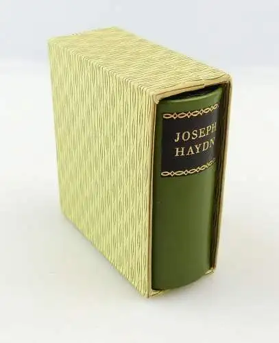 e10702 Minibuch Biographische Notizen über Joseph Haydn nach der Ausgabe 1810