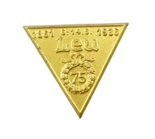 e10693 Original altes Abzeichen 1861 bis 1936 75 Jahre Leu 