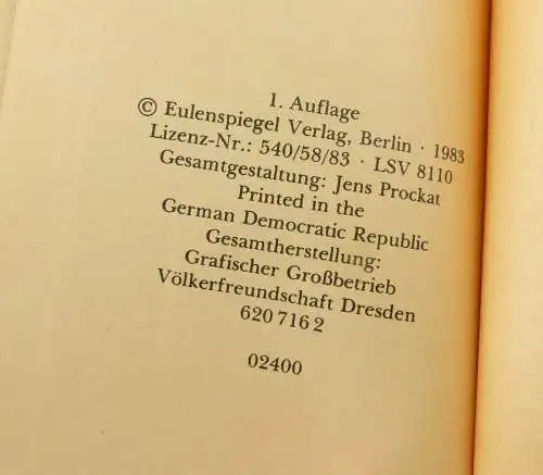 e10682 Minibuch Max Schwimmer Kritzeleien für Ilske Eulenspiegel Verlag Berlin