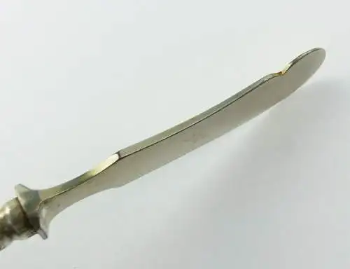 e10604 Vorleger Vorlegemesser mit Griff aus 800 Silber und Monogramm DL