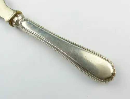 e10604 Vorleger Vorlegemesser mit Griff aus 800 Silber und Monogramm DL