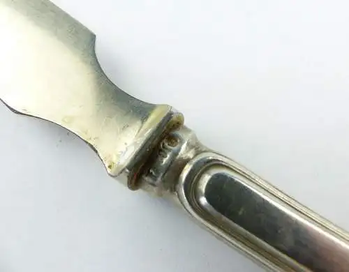 e10604 Vorleger Vorlegemesser mit Griff aus 800 Silber und Monogramm DL