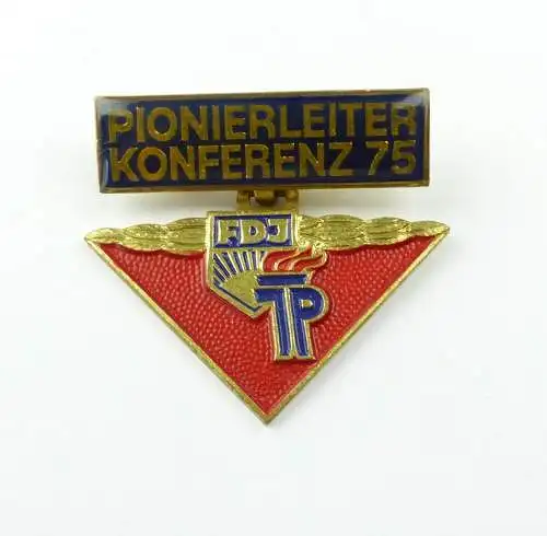 e10550 Original altes DDR Abzeichen Pionierleiter Konferenz 1975 FDJ JP 