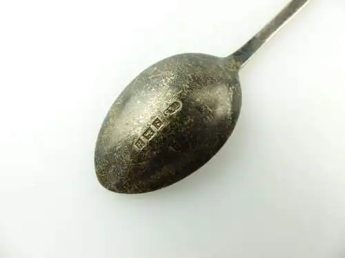 e10366 Sammlerlöffel Zierlöffel Löffel aus Silber London emailliert 