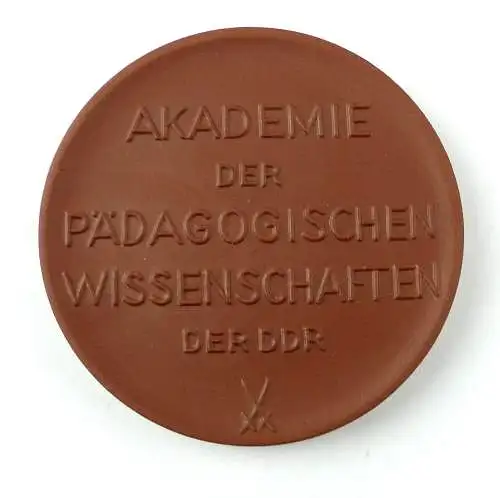 e10329 Original Meissen Medaille Diesterweg Akademie Pädagogische Wissenschaften