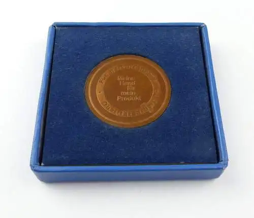 e10166 Medaille für hervorragende Qualitätsarbeit VEB Kranbau Eberswalde DDR