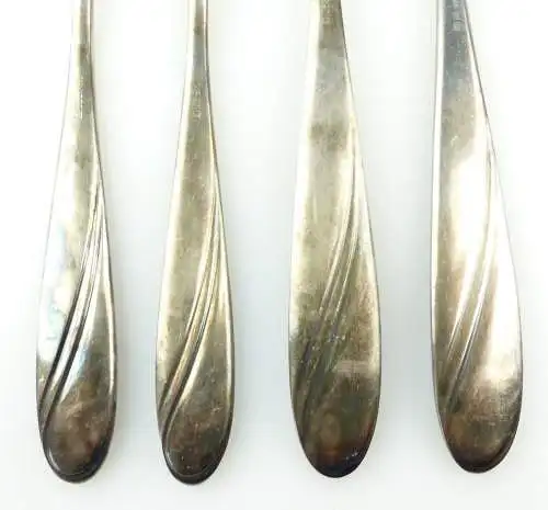 e10123 4 versilberte WMF Vorleger 90er Silberauflage 