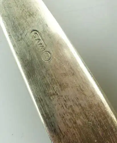 e10099 6 Esslöffel 60er Silberauflage SAM