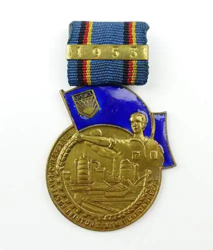 E10061 DDR Medaille für hervorragende Leistungen im Fünfjahrplan 1953 mit VNr