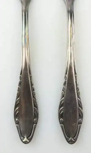e10053 2 versilberte Vorleger Buttermesser und Käsemesser 90er Silberauflage