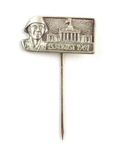 e9789 1 Erinnerungsnadel Mauerbau 13. August 1961 DDR Abzeichen Anstecknadel Pin