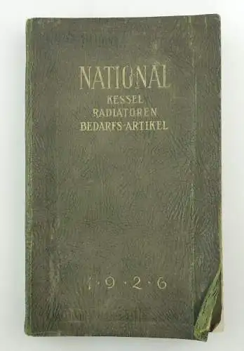 E9770 Sehr seltenes Buch National Kessel Radiatoren und Bedarfsartikel von 1926