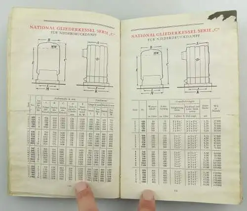 e9770 Sehr seltenes Buch National Kessel Radiatoren und Bedarfsartikel von 1926