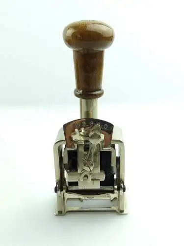 e9759 Alter Stempel Zahlenstempel in OVP ABECO 