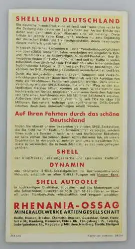 e9596 Alte Shell Stadtkarte Nummer 16 Stuttgart Stadtplan