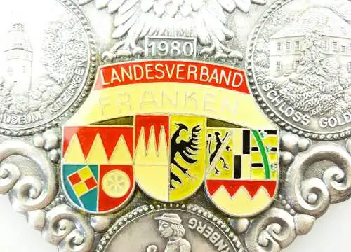 E9572 Karnevalsorden Landesverband Franken 1980 Peter Henlein Brunnen Nürnberg