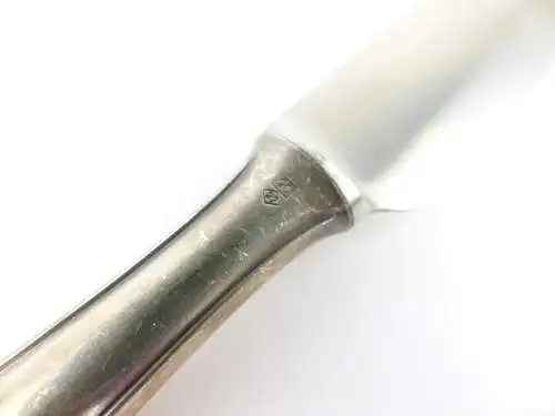 #e2305 Schönes altes WMF Messer, Griff in 90er Silberauflage