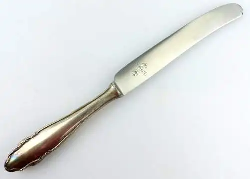#e2305 Schönes altes WMF Messer, Griff in 90er Silberauflage