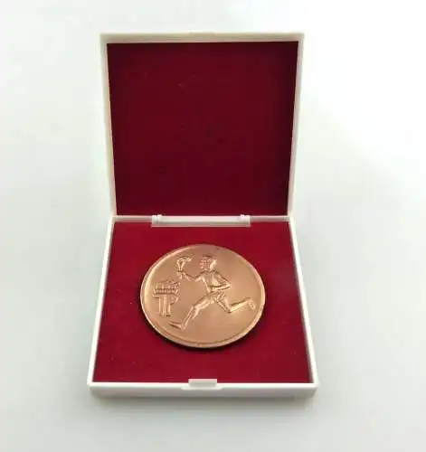 e9518 DDR Medaille bronzefarben Wanderpokal Pionierorganisation Ernst Thälmann