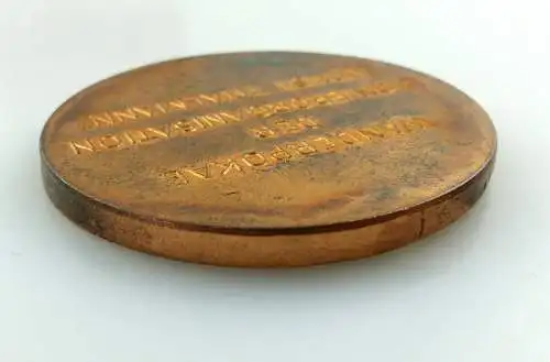 E9518 DDR Medaille bronzefarben Wanderpokal Pionierorganisation Ernst Thälmann