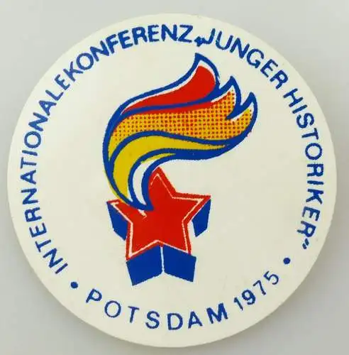 e9480 Abzeichen Internationale Konferenz Junger Historiker Potsdam 1975 