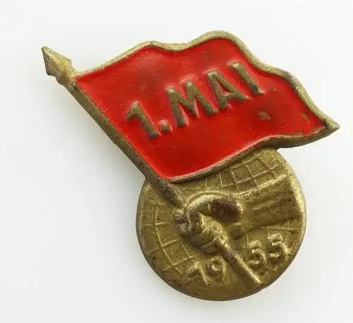 E9464 Original altes DDR Abzeichen Anstecknadel 1 Mai 1955