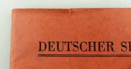 Original Leistungsbuch Deutscher Sportausschuss mit Eintragungen und Urkunde