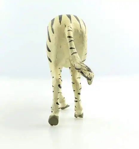 e9402 Altes Lineol Zebra wohl 50er Jahre mit Zaumzeug Lineol Tier Figur