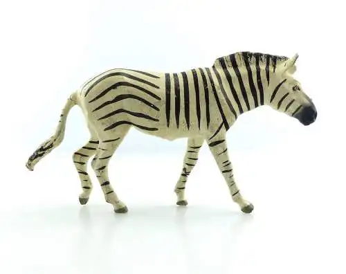 E9400 Altes Lineol Zebra wohl 50er Jahre Lineol Tier Figur