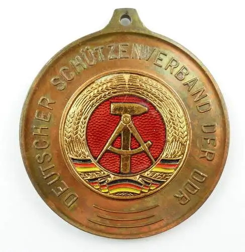 E9353 GST Medaille Deutsche Meisterschaften der DDR 1971 Schützenverband