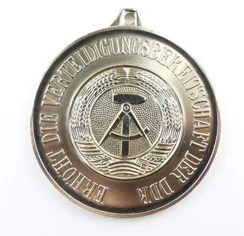 E9350 GST Medaille Meisterschaft der DDR silberfarben