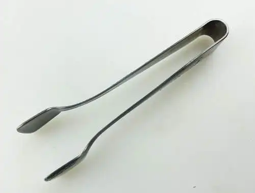 e9318 Alte Zuckerzange 90 in Silberauflage 